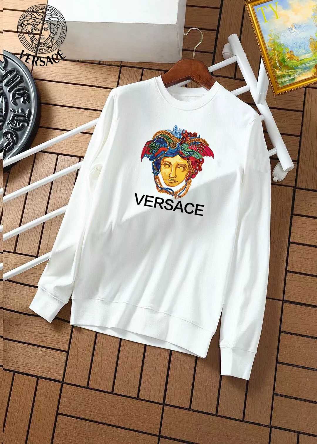 versace sweatshirt manches longues pour homme s_12b1abb